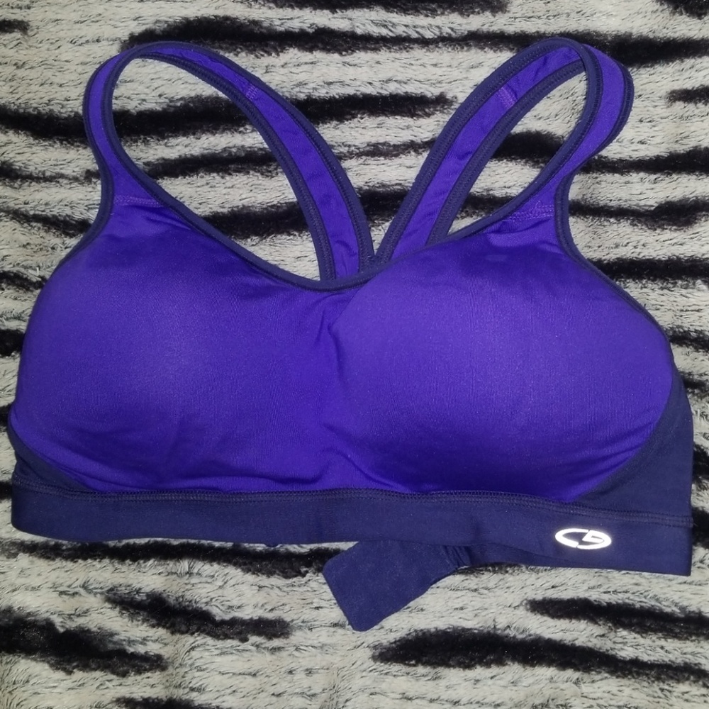 CG power smooth purple sports bra
